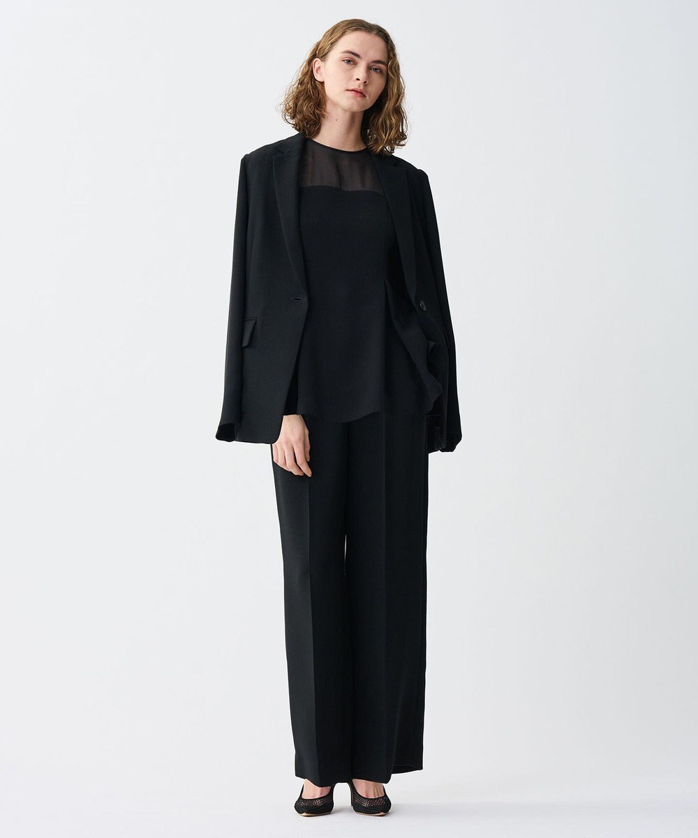 uncrave 【防シワ・洗濯機洗い可】ウォッシャブル ダブルクロス ジャケット 