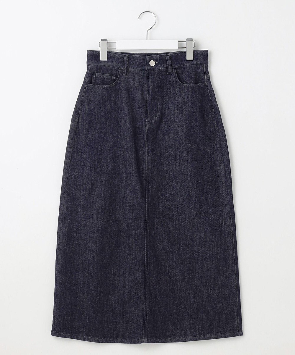 自由区 【洗える】ウスカルデニムAライン スカート 