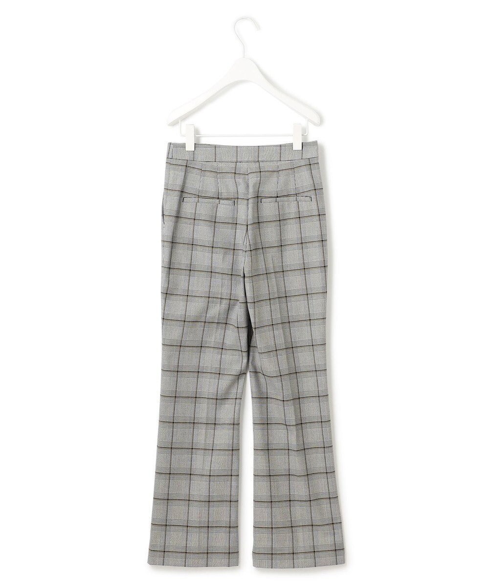 ICB T/Rグレンチェック　セミフレアパンツ 