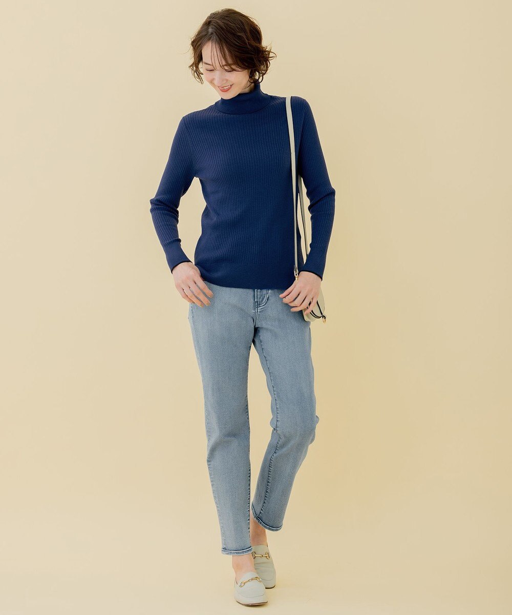 自由区 L 【WEB限定/セット着用可】セミウーステッド タートルネック 