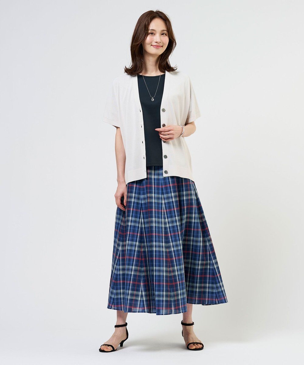 J.PRESS LADIES S 【一枚で着映え・シーンレスに活躍】コットンスムース レースデザイン カットソー 