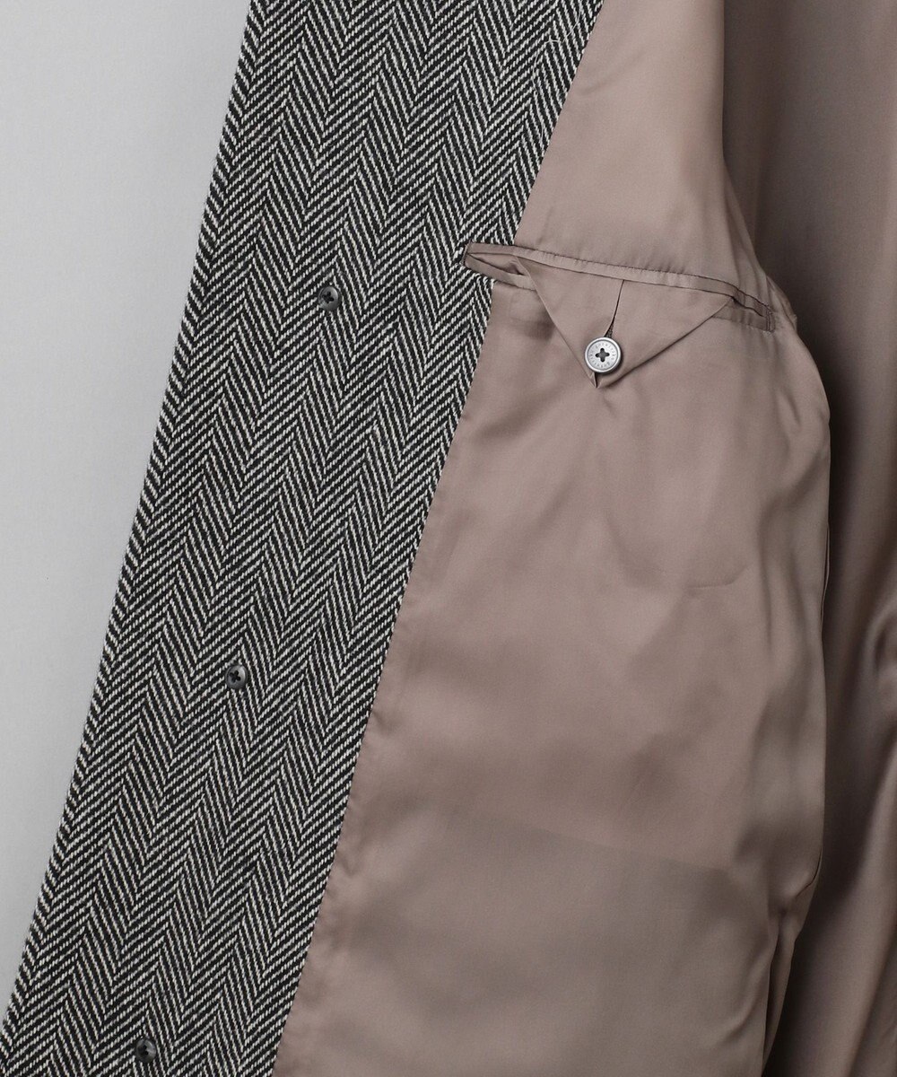 GOTAIRIKU 【山栄毛織】カントリーツイード ステンカラーコート 