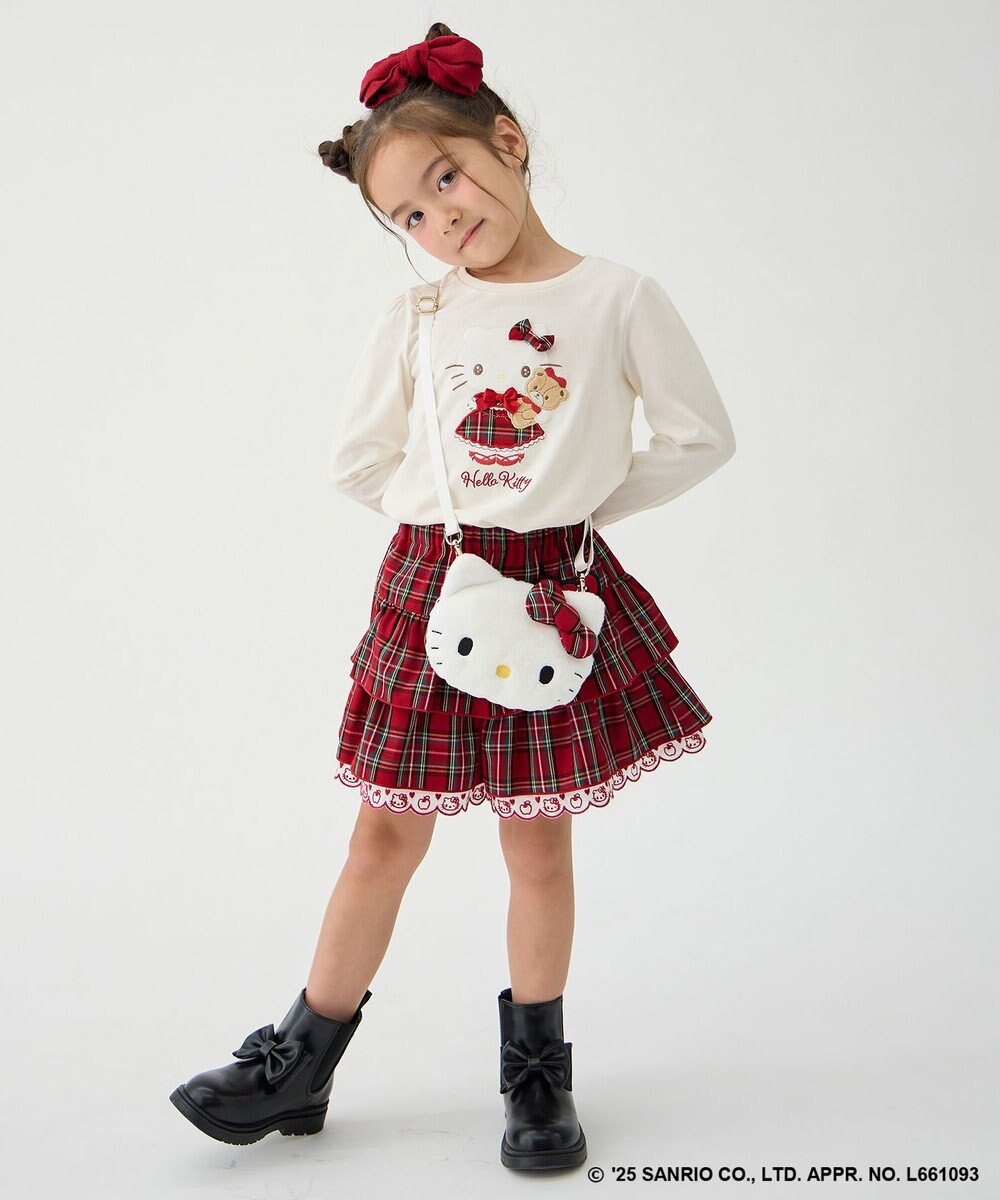 ANY KIDS 【ハローキティ×ANY KIDS】チェックキュロット 