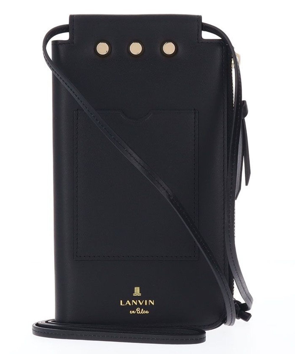 LANVIN en Bleu ヴィジュ スマホショルダー財布 