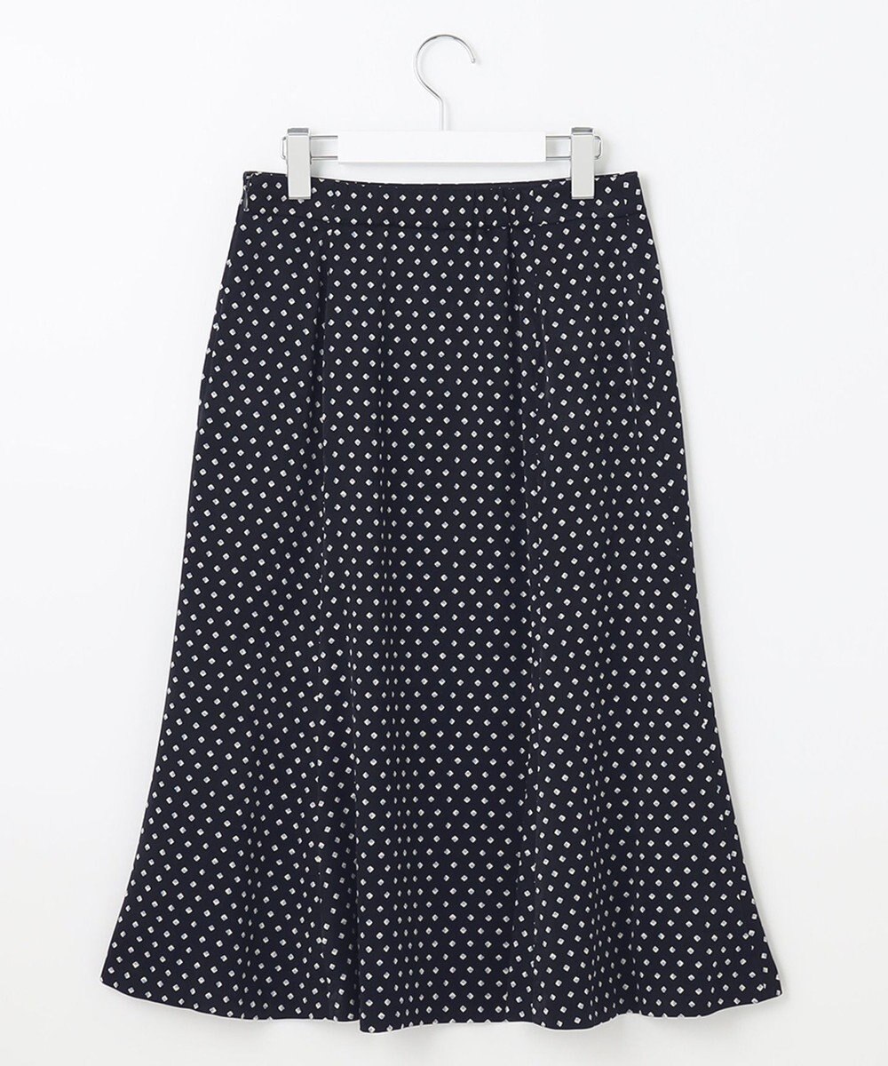 J.PRESS LADIES S 【洗える】ジオメトリック マーメイド スカート 