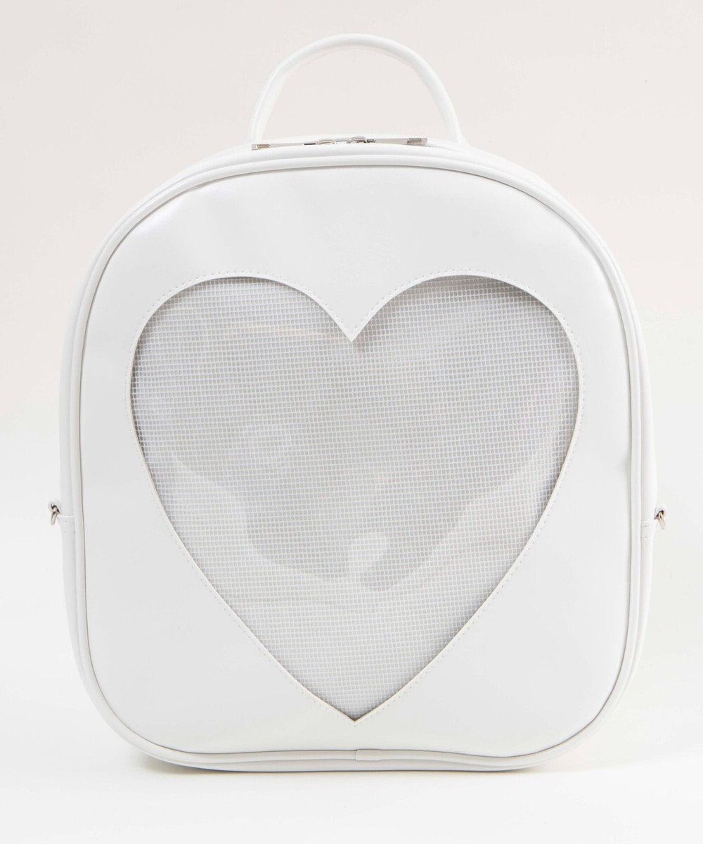 WEGO 【痛バ＆推し活グッズ】ハートウィンドウ痛リュック 