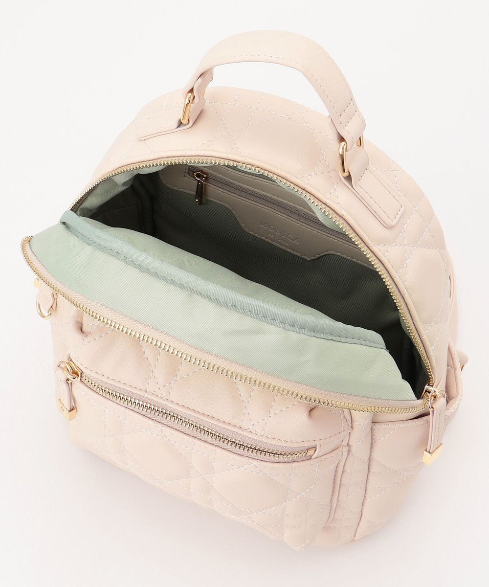 LA BAGAGERIE 【MONICA】ポーチ付きキルティングリュック 