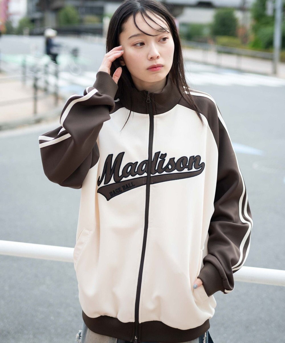 WEGO 【ユニセックス着用ITEM】ラグランライントラックジャケット 
