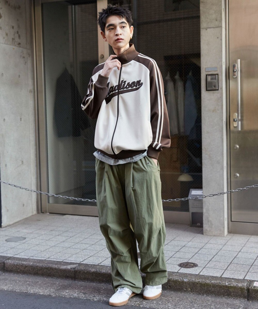 WEGO 【ユニセックス着用ITEM】ラグランライントラックジャケット 