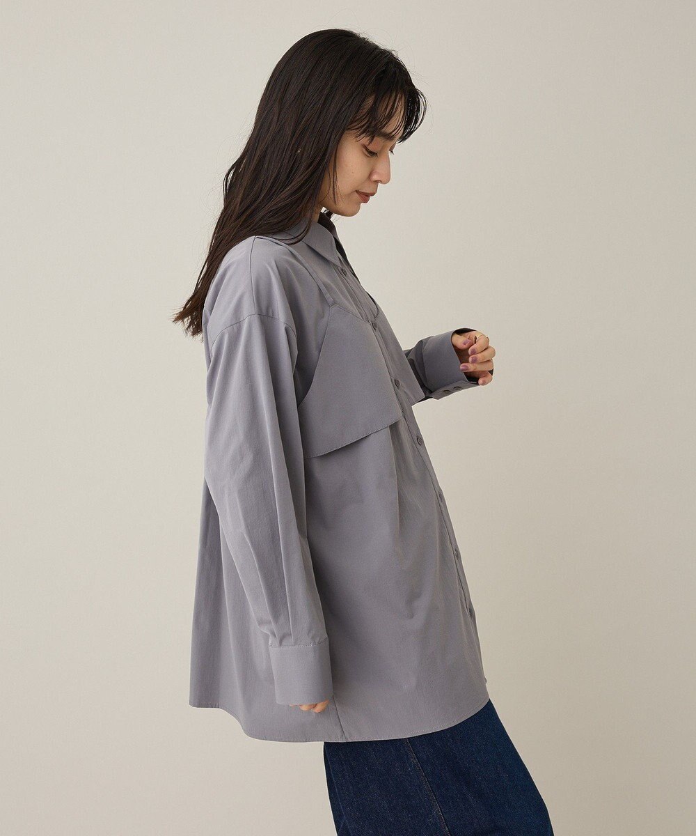 CRAFT STANDARD BOUTIQUE ビスチェレイヤード風シャツ 