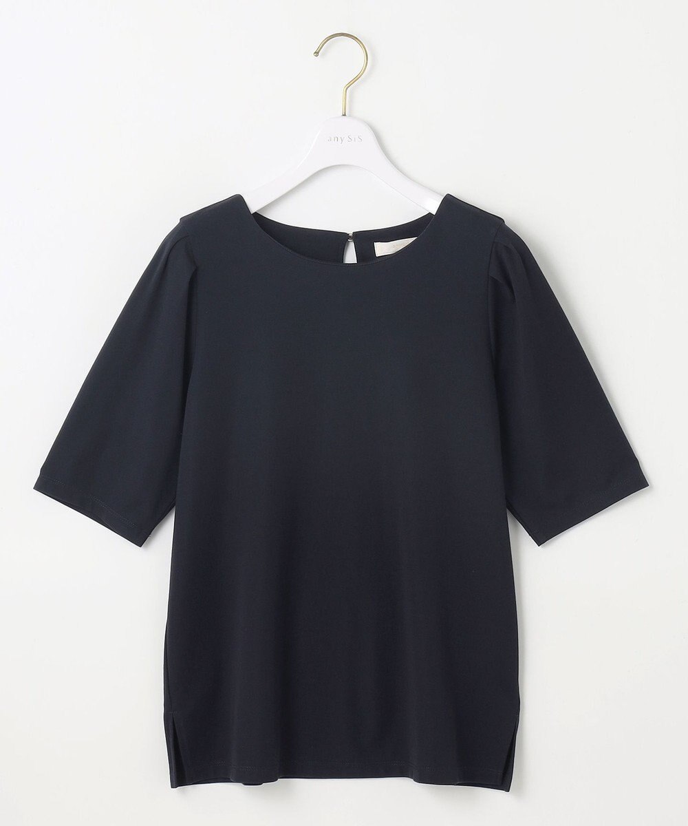 ANY SIS 【接触冷感・UVカット・洗える】ハイストレッチスムースタックスリーブ カットソー 