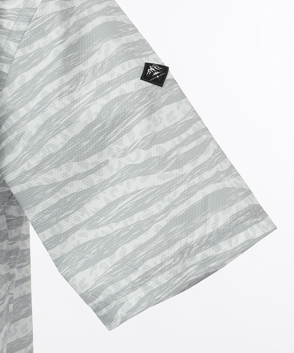 JOSEPH ABBOUD MOUNTAIN エンボスサファリカモ 半袖シャツ 