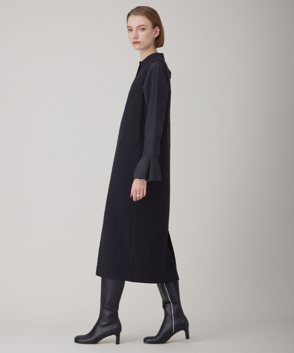 ICB L 【洗える】 トリアセコットンタイプライター シャツブラウス 