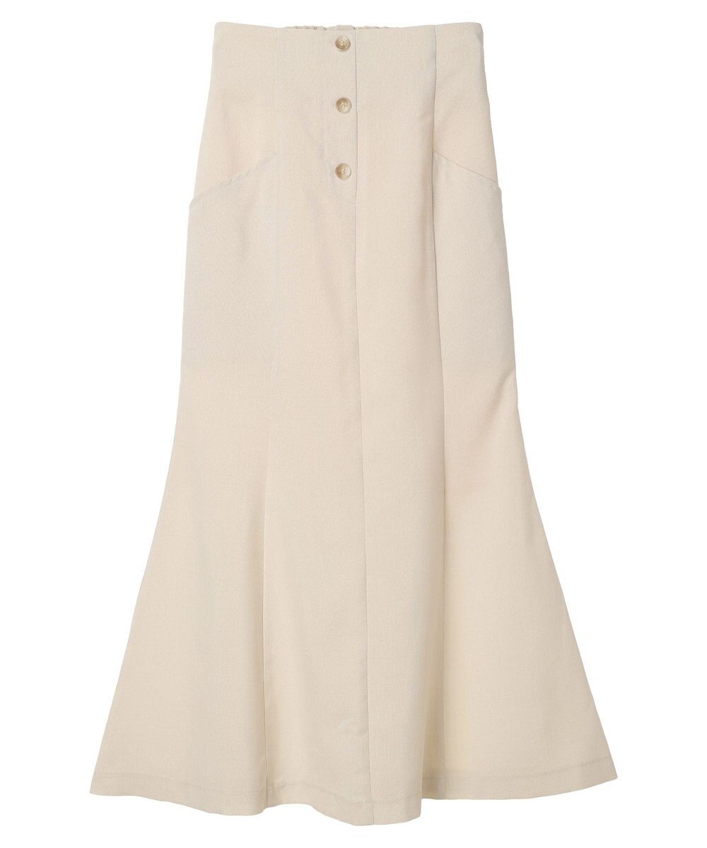 earth music&ecology フロントボタンマーメイドスカート 