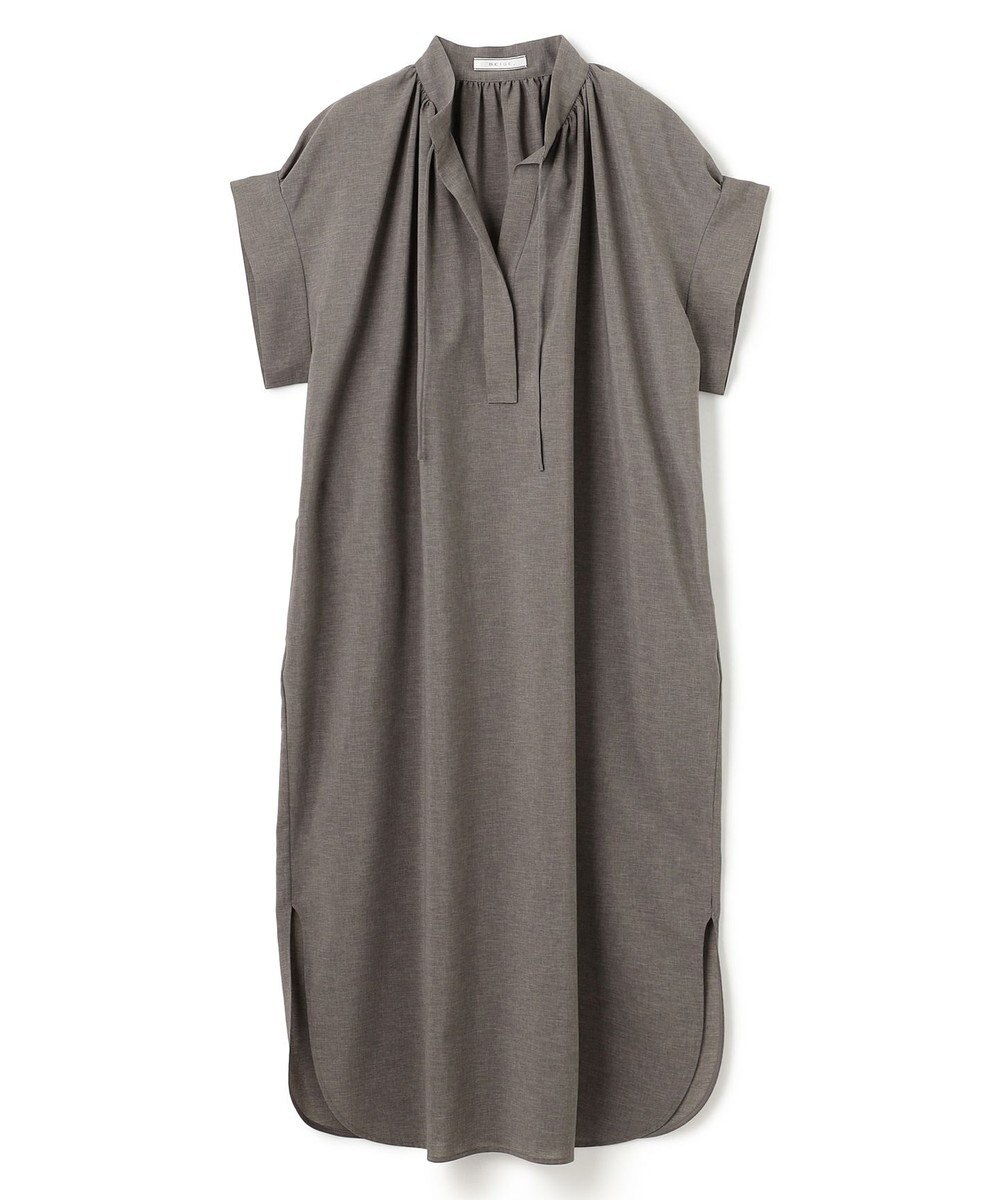 BEIGE， 【洗える/接触冷感/速乾/UVケア対応】BATEAU / スタンドカラードレス 