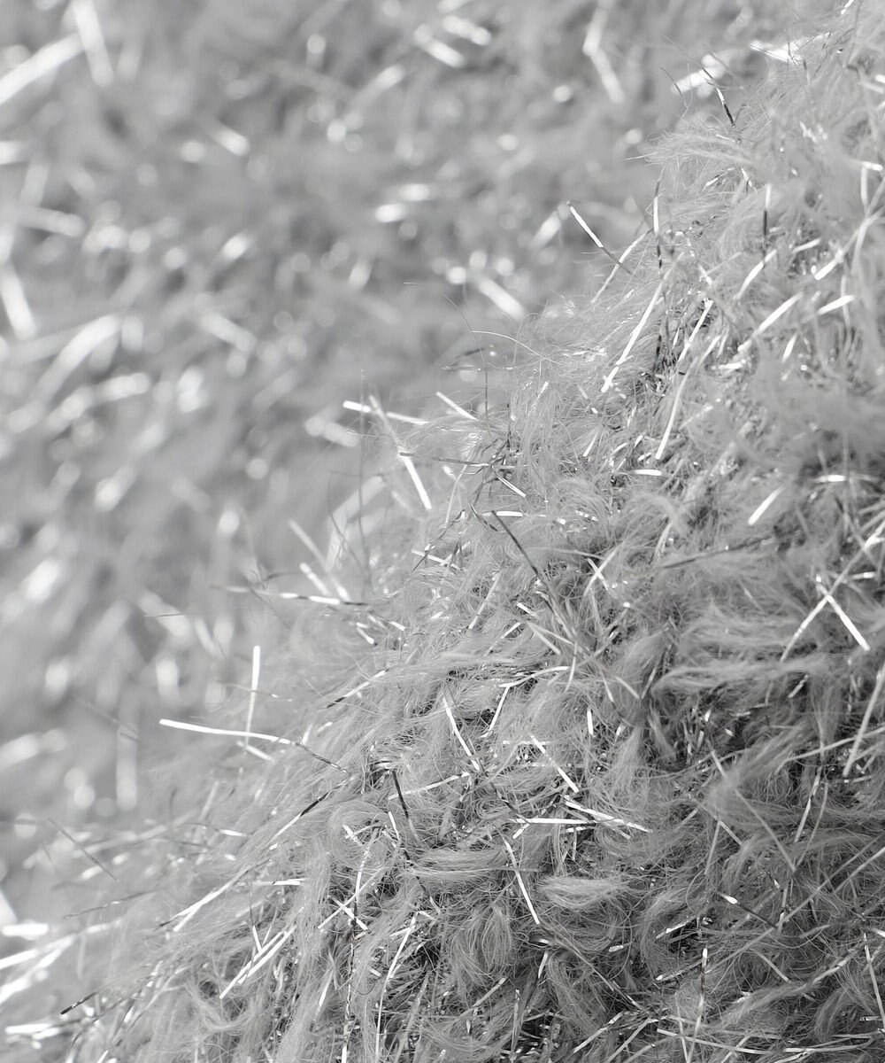 uncrave ヘアリー ラメ ニット スカート（uncrave WHITE） 