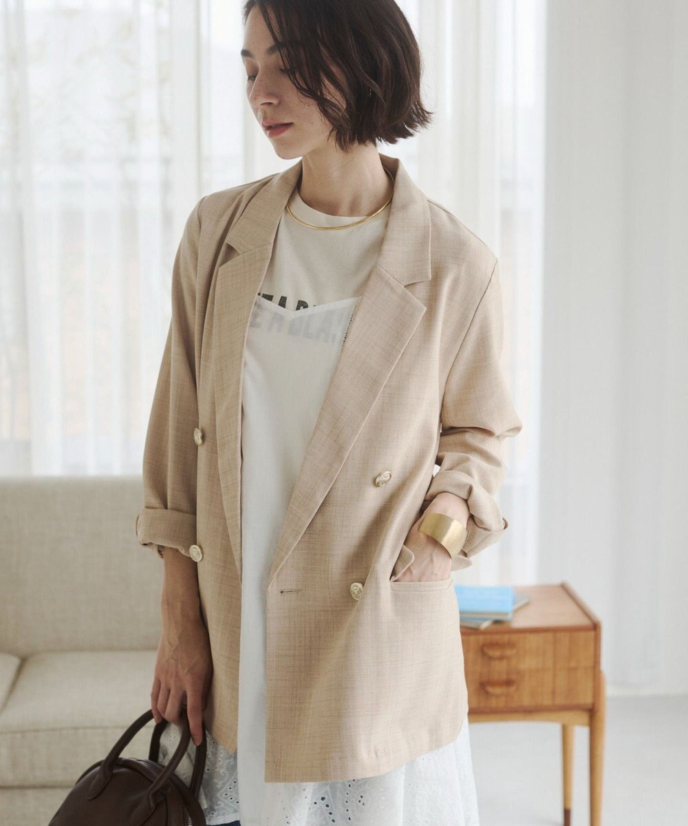 WEGO 【ANGIE VINTAGE】リネンライクジャケット 