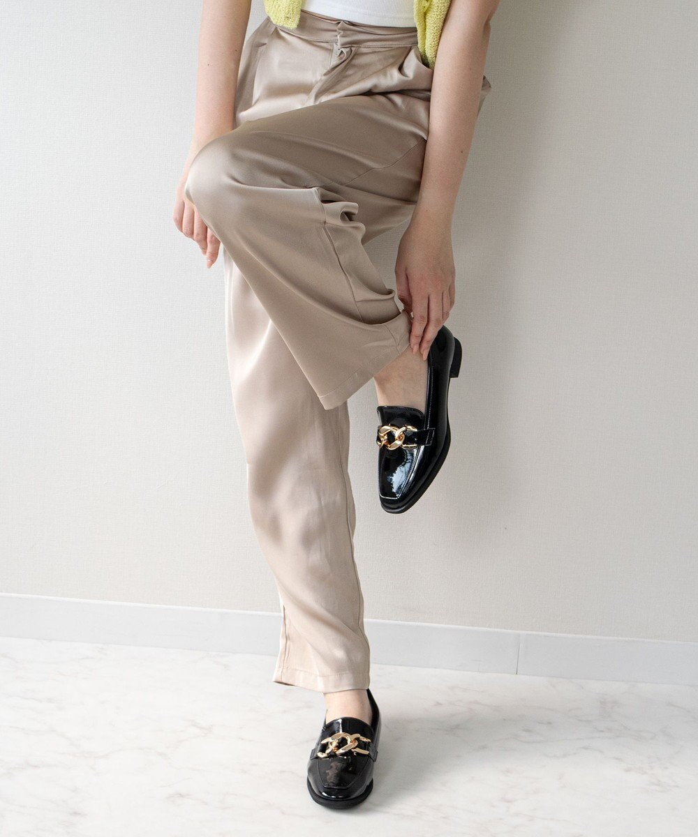 Bridget Birkin 【Bridget Birkin】チェーンアクセサリーローファー 