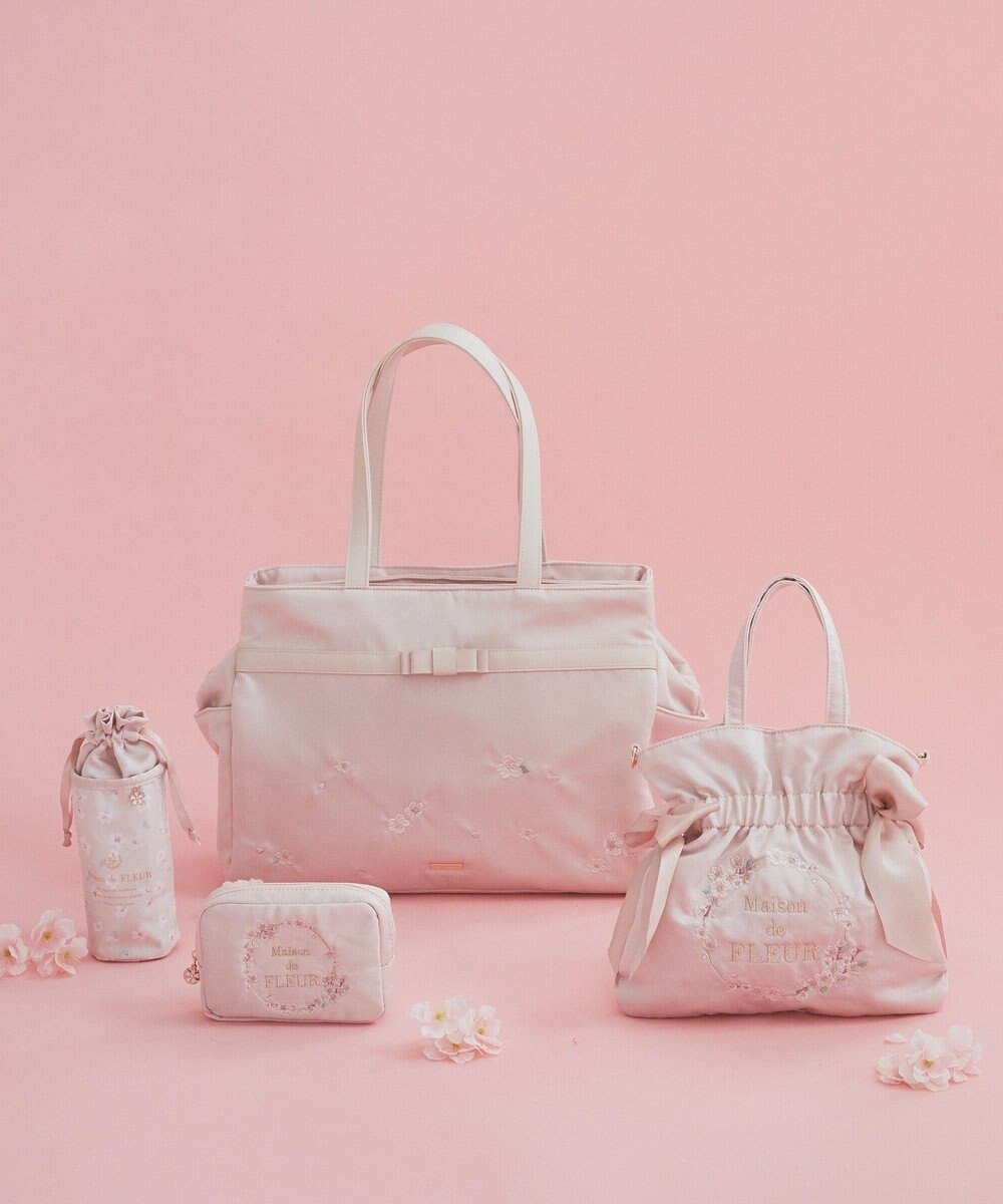 Maison de FLEUR sakuraプリントボトルケース 