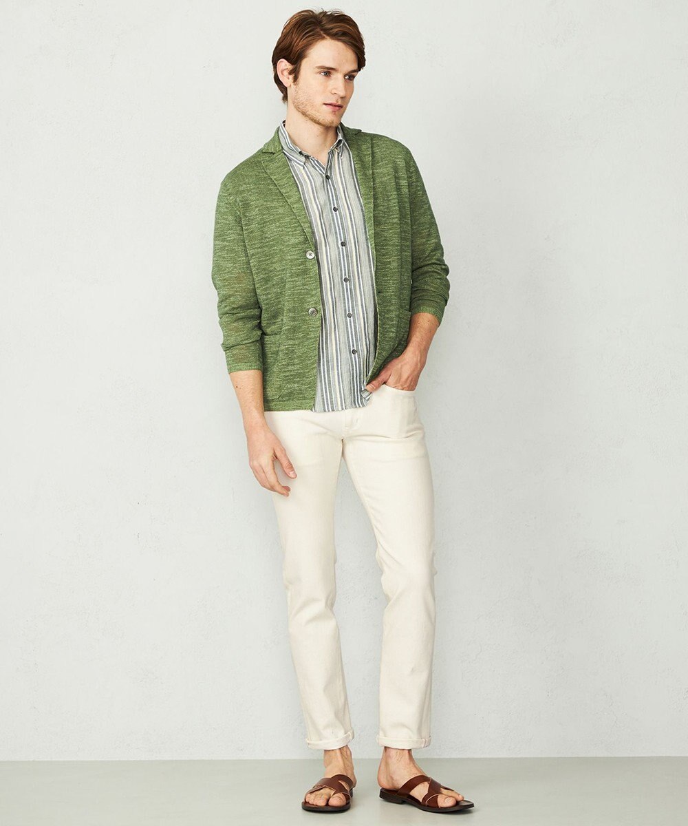 JOSEPH ABBOUD 【サスティナブル】スラブギマ カーディガン 