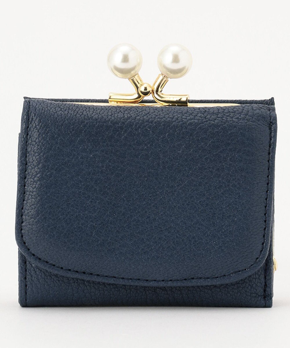 UNBILLION perche アクリル玉三つ折りミニサイフ 