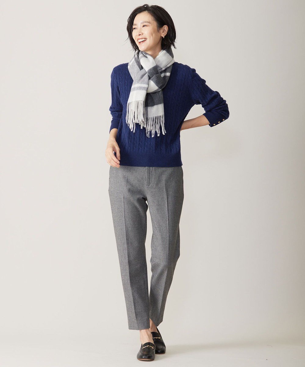 J.PRESS LADIES カシミヤチェック マフラー 