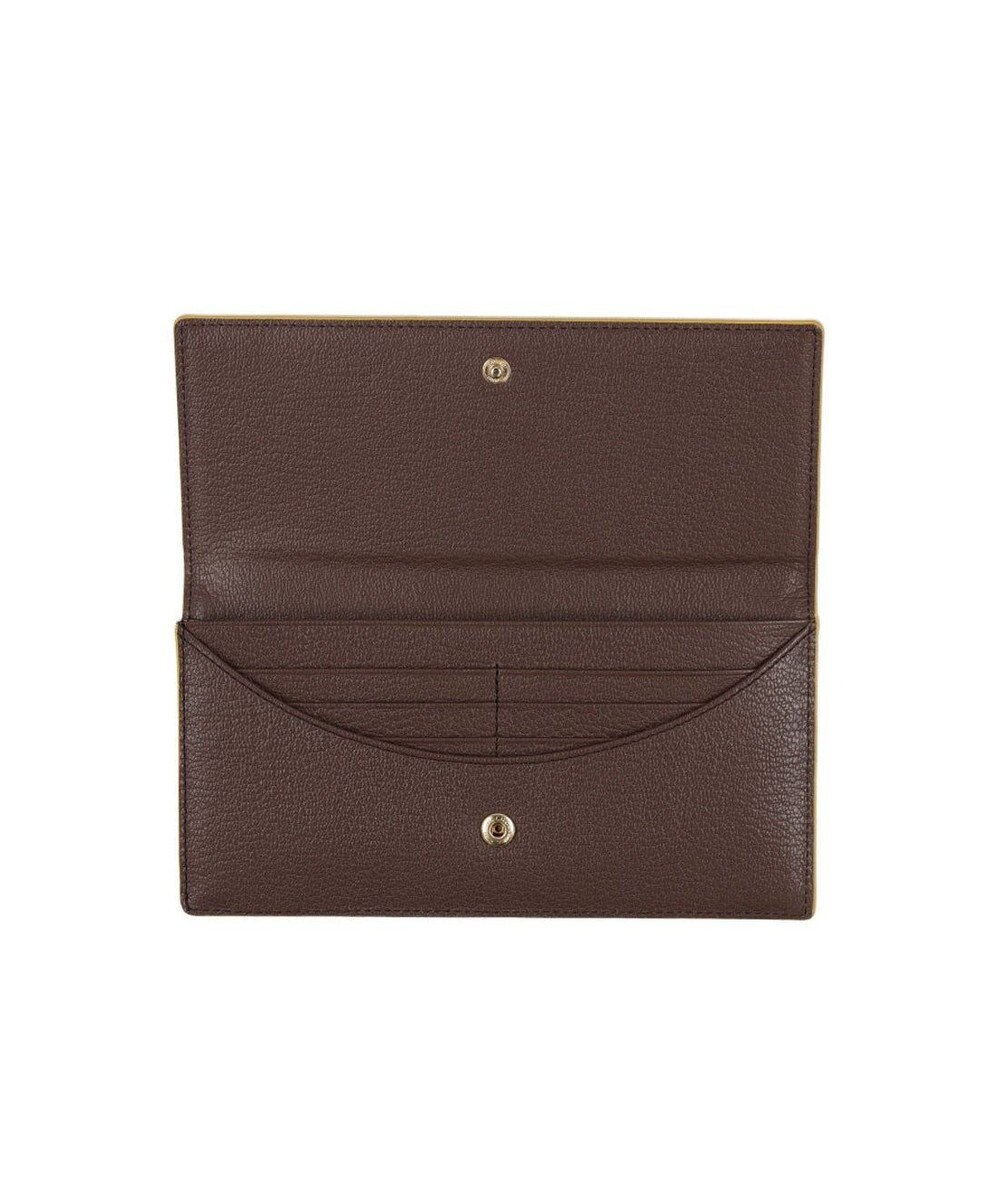 LANVIN en Bleu リム 被せ薄マチ長財布 