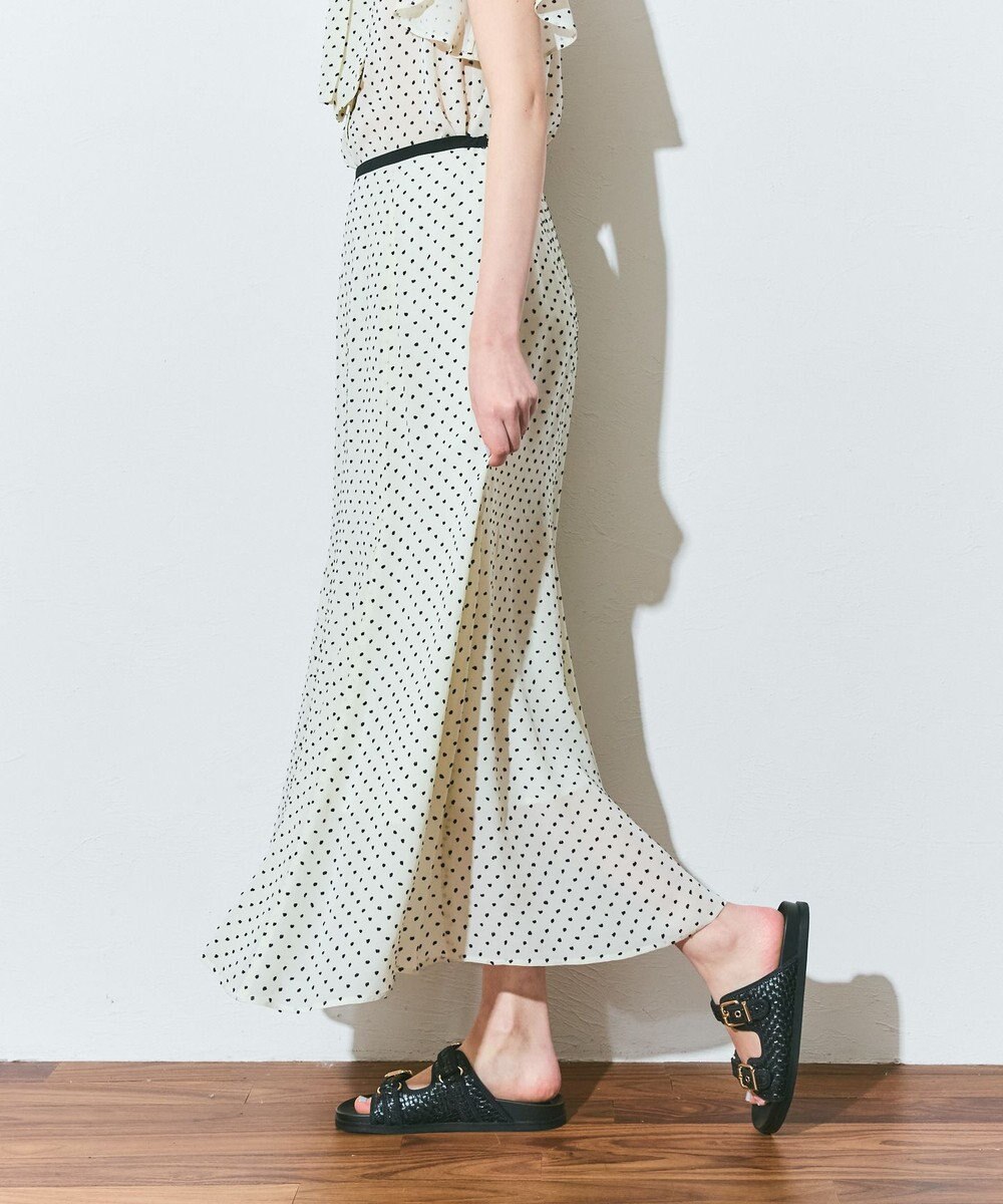 GRACE CONTINENTAL ドットジャガードスカート 