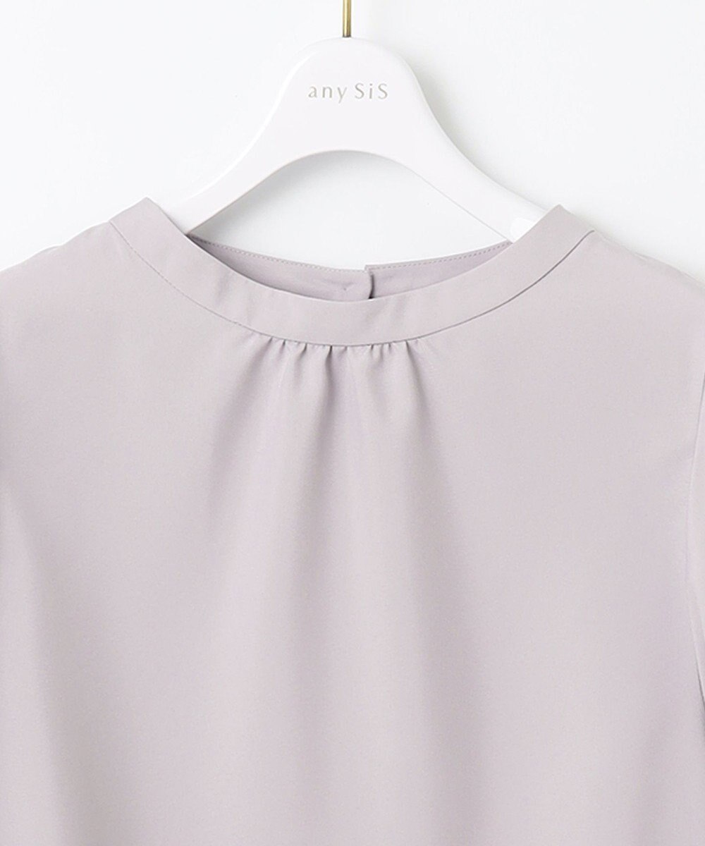 ANY SIS 【洗える】レースパーツタックスリーブ ブラウス 