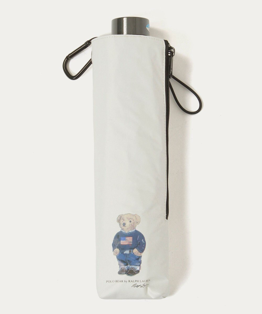 MOONBAT 【WEB限定/遮光率100%/遮熱/UV/耐風】POLO RALPH LAUREN（ポロ ラルフローレン）晴雨兼用日傘 ポロベア 無地 折りたたみ傘 