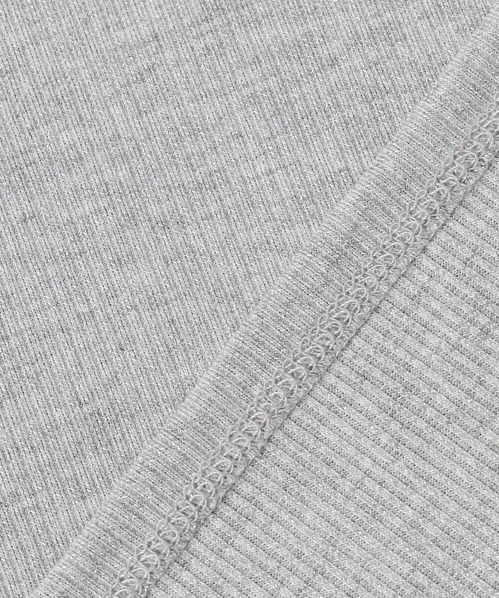 組曲 L ラメシアーリブタートル カットソー 