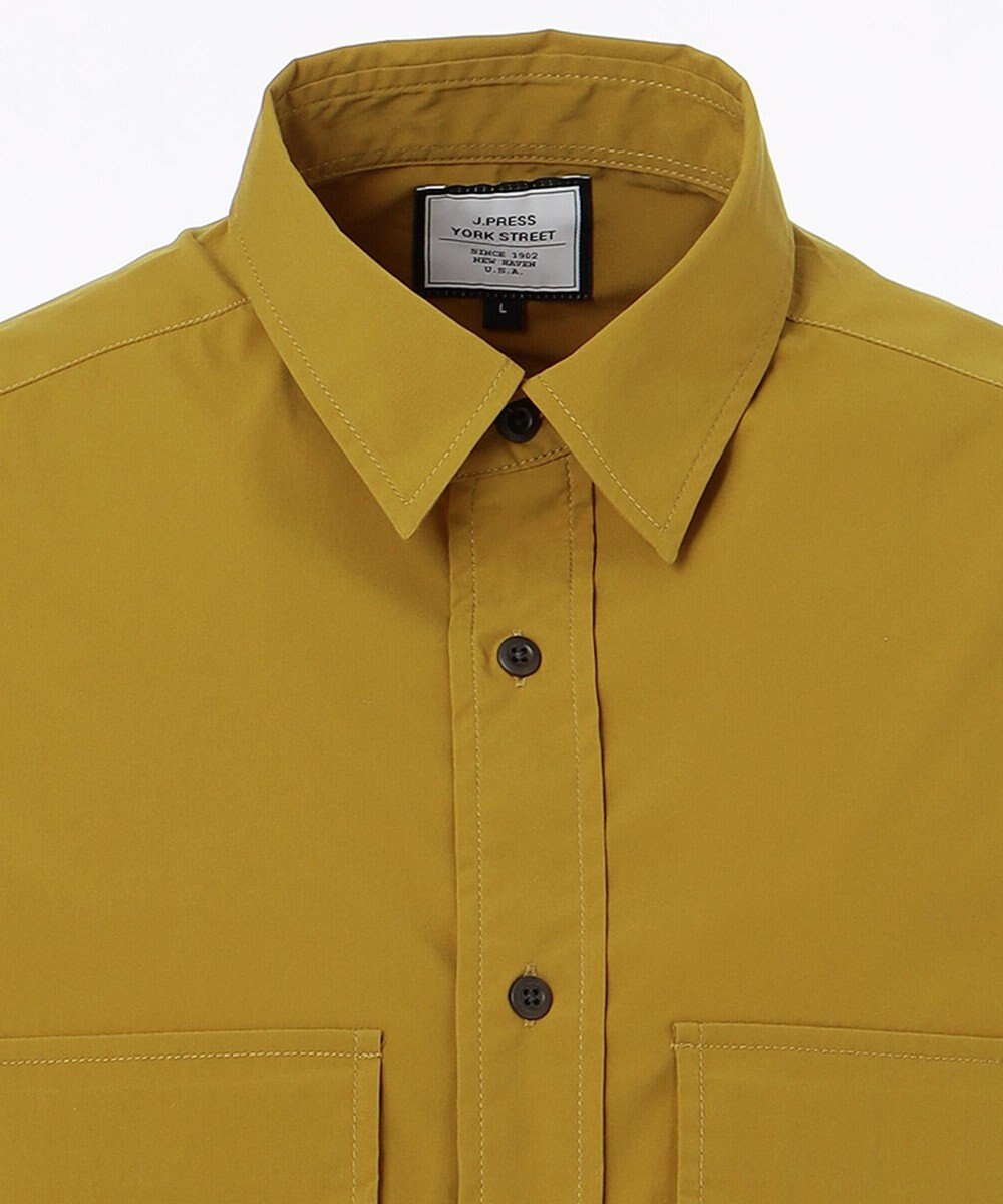 J.PRESS YORK STREET 【UNISEX】ストレッチピーチクロスワークシャツ 