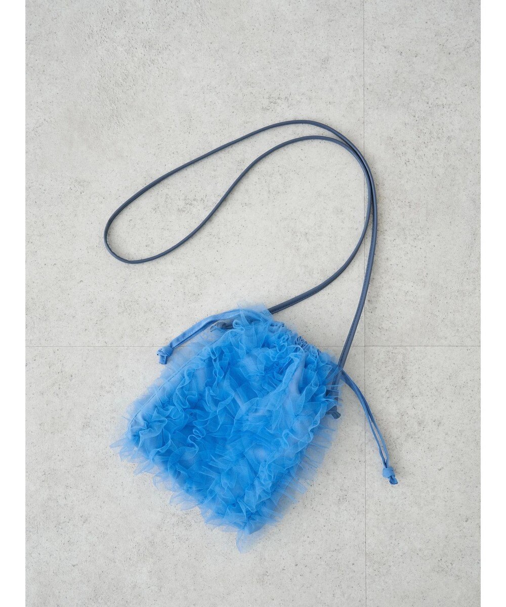 earth music&ecology チュールフリルミニショルダーバッグ 