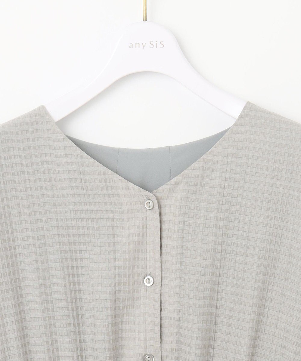 ANY SIS ドビーシアーチェック ワンピース 