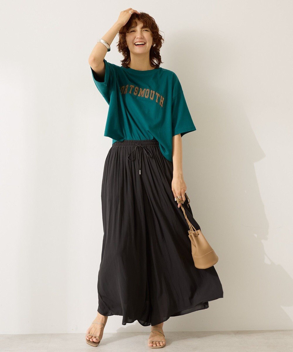 AMERICAN HOLIC 【選べる丈】接触冷感シフォンスカーチョ【WEB限定カラー有り】 