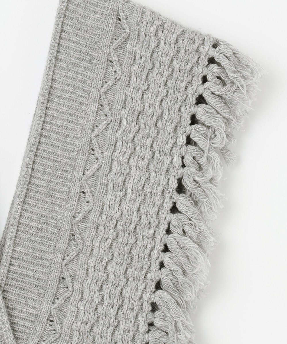 #Newans 【洗える】カシミヤブレンドバルキーデザインニットベスト 