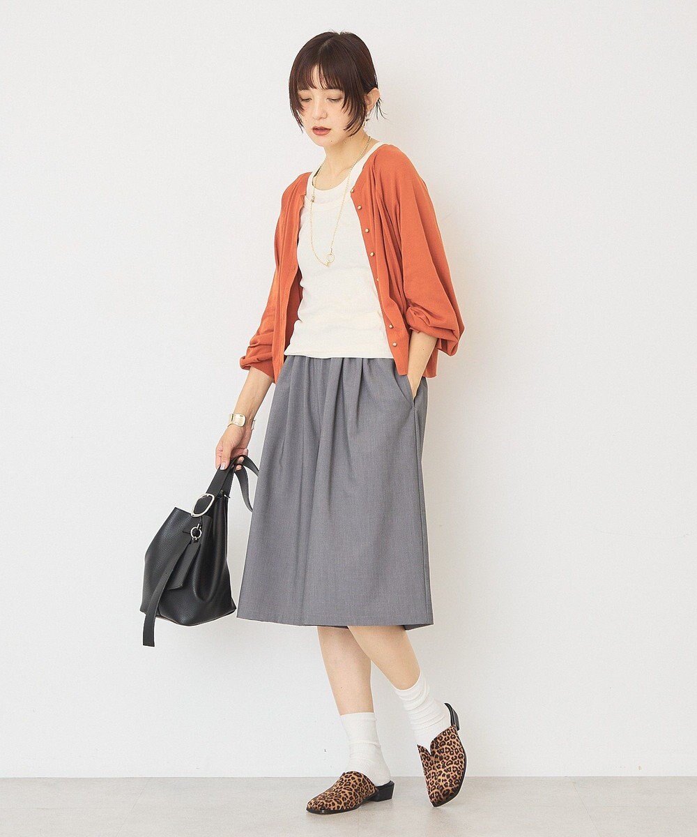 AMERICAN HOLIC Wウエストキュロットパンツ 