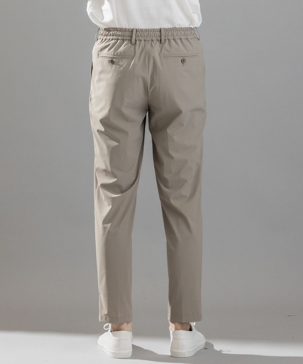 JOSEPH HOMME 新素材【接触冷感性/防しわ性/ストレッチ/洗える/撥水加工】トリコソリッドストレッチ ドロスト付きテーパードパンツ / PEGG CONVERTIBLE 