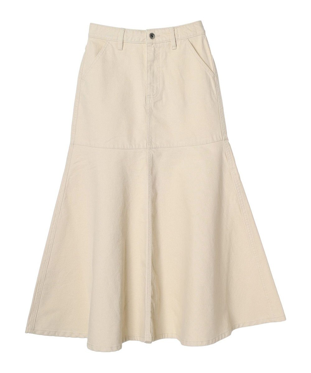 earth music&ecology ペプラムマーメイドデニムスカート 