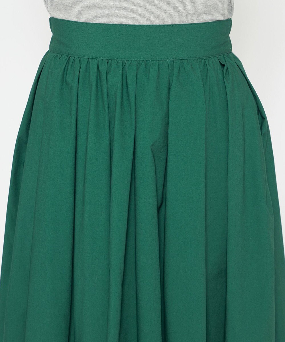 uncrave 【洗濯機洗い可】カラータイプライター フレアスカート（uncrave WHITE） 