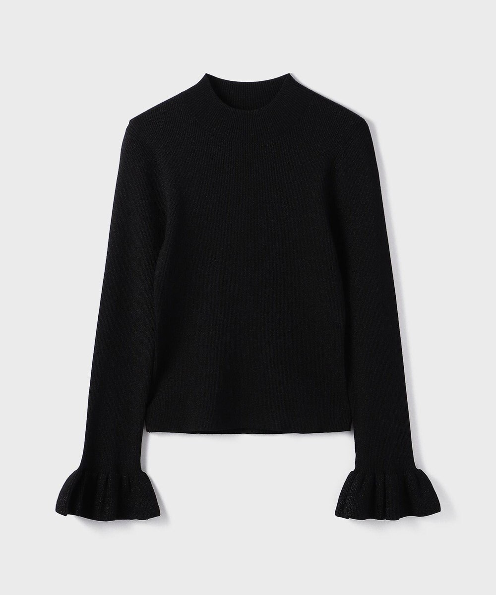 GRACE CONTINENTAL ラメリブニットトップ 