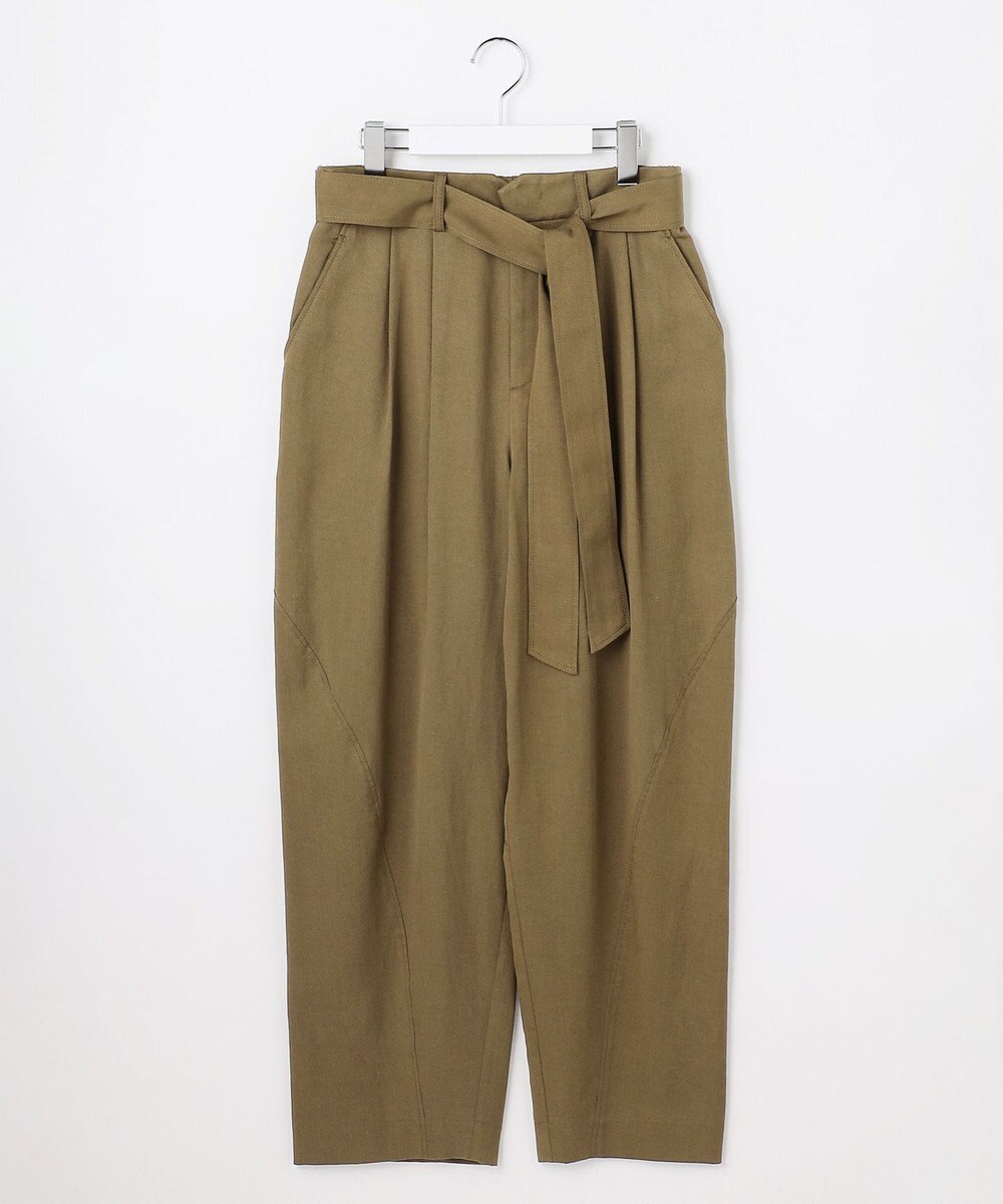 自由区 S セルロースコットンチノコクーンシルエット パンツ 