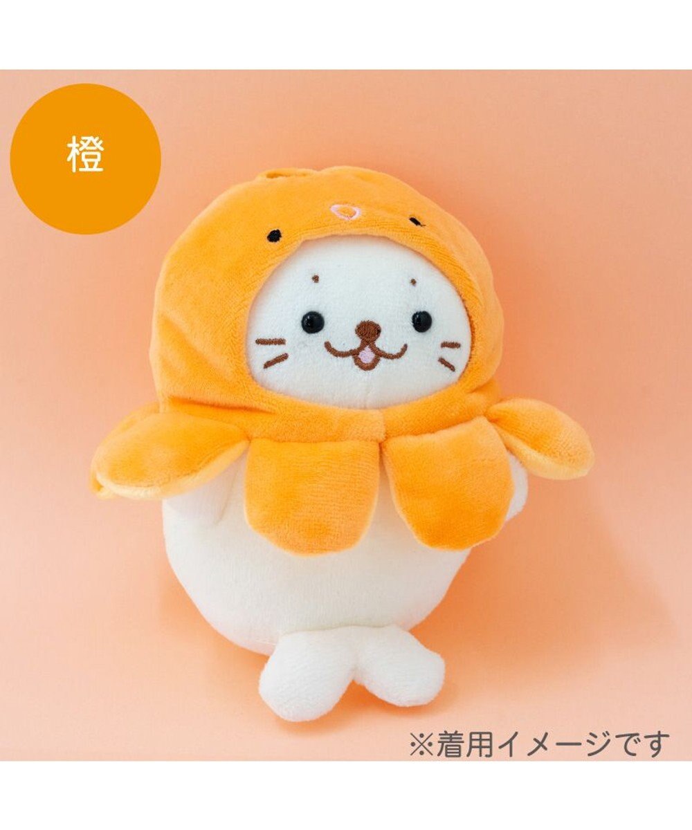 Mother garden しろたん ついてきちゃうしろたん マスコット用 着せ替え服 タコ頭巾 《橙》 単品 