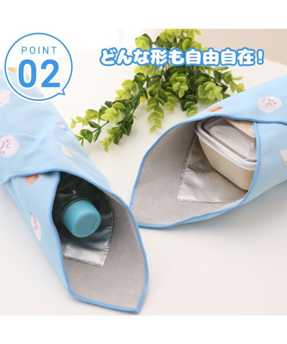 Mother garden しろたん 保冷小風呂敷 《食いしん坊柄》 