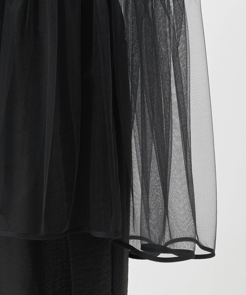 23区 【GOLD LABEL/見上愛さん着用】チュール ペプラムブラウス 