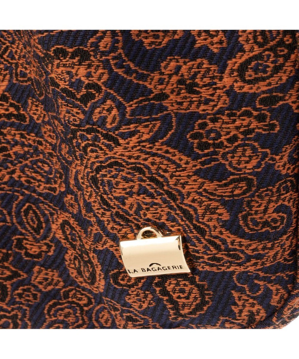 LA BAGAGERIE 【DEVEAUX】ペイズリーナチュラルトート 