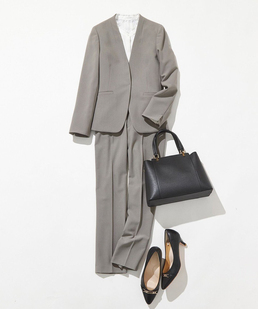 ANY SIS 【洗える】レースピンタック ブラウス 