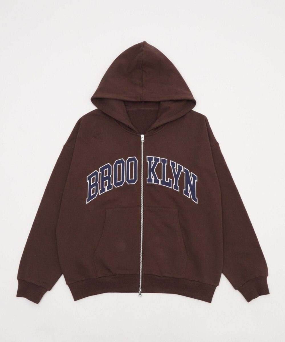 WEGO 【25年秋冬新作】グラフィックBIGZIPパーカー 