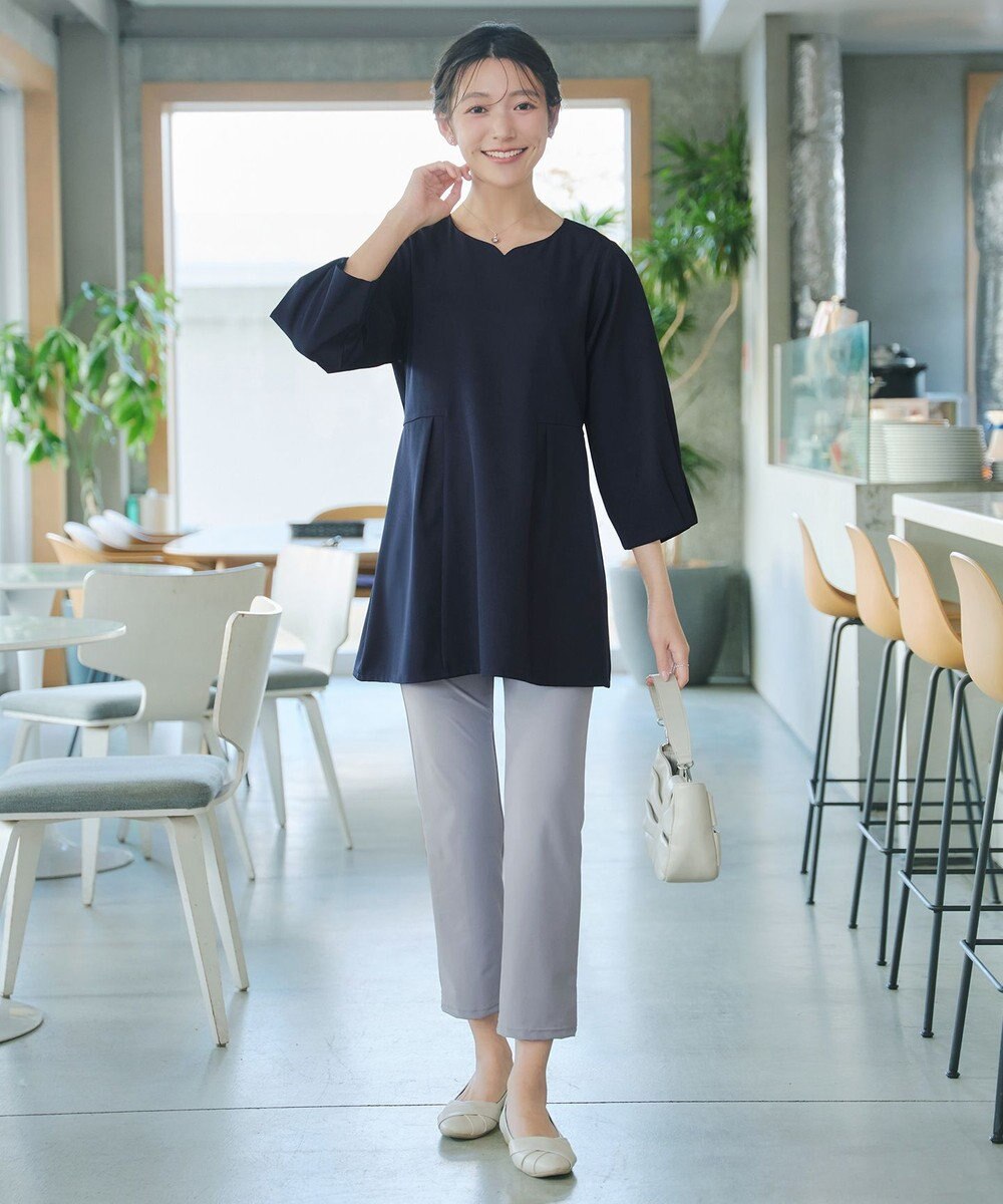 Tiaclasse 日本製デンビスリムストレートパンツ 