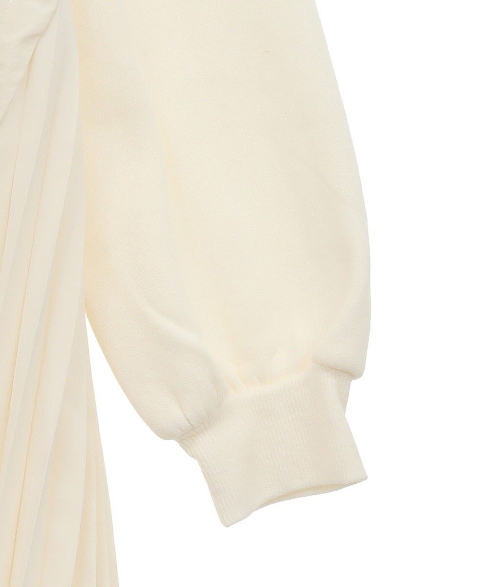 earth music&ecology サイドプリーツ裏起毛プルオーバー 